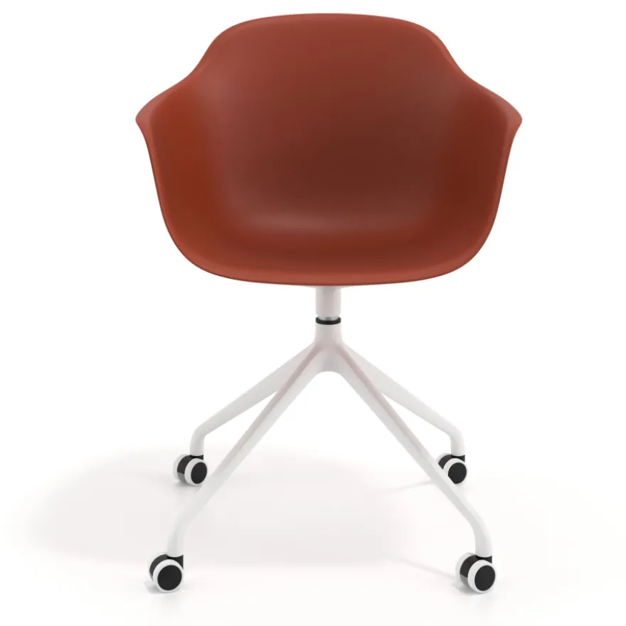 Sedia Girevole Alice, con ruote
