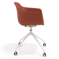Sedia Girevole Alice, con ruote