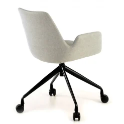 Sedia Girevole Glamm, con ruote, Resistente