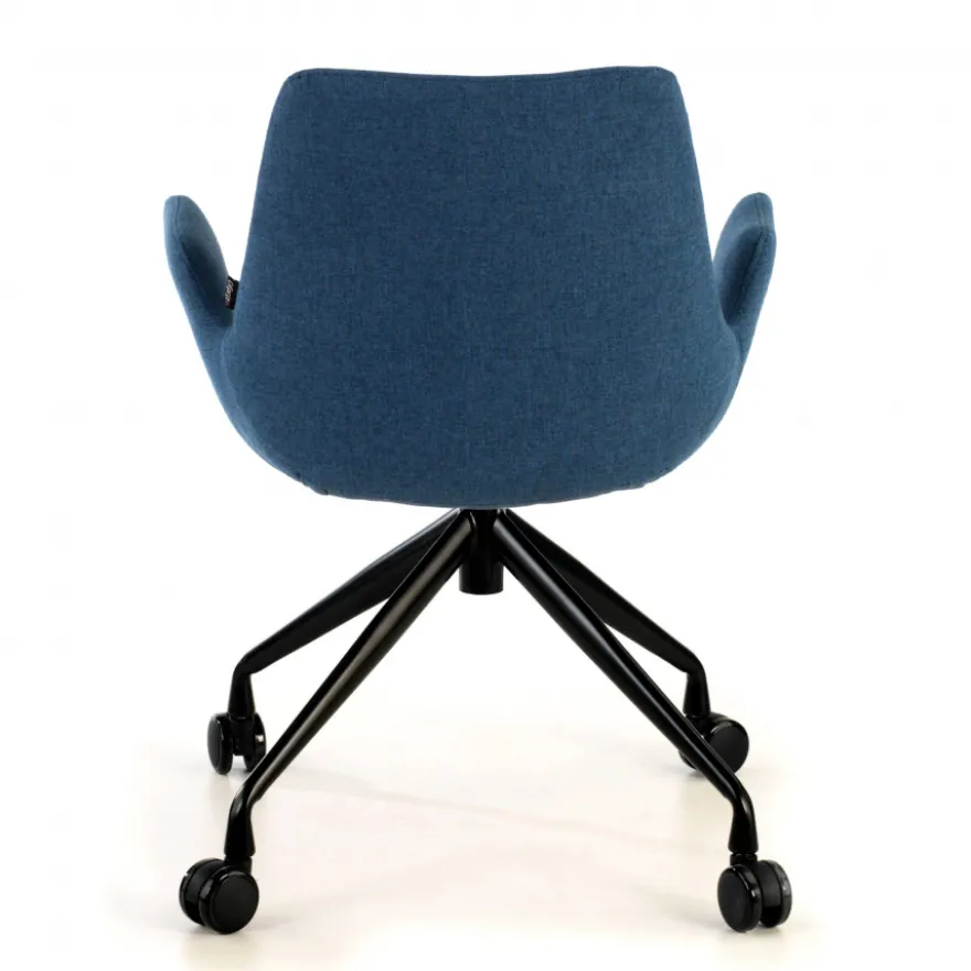 Sedia Girevole Glamm, con ruote, Resistente