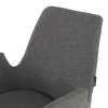 Sedia Girevole Glamm, con ruote, Resistente