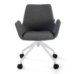Sedia Girevole Glamm, con ruote, Resistente
