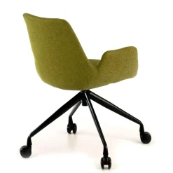 Sedia Girevole Glamm, con ruote, Resistente