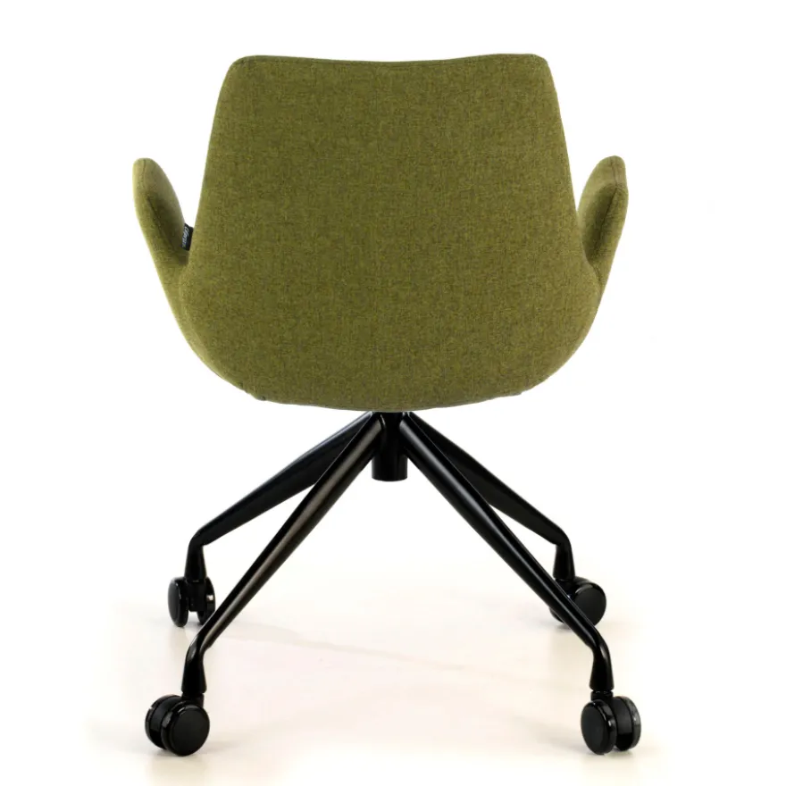 Sedia Girevole Glamm, con ruote, Resistente
