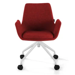 Sedia Girevole Glamm, con ruote, Resistente