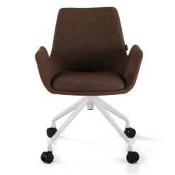 Sedia Girevole Glamm, con ruote, Resistente