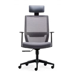 Sedia Girevole Ufficio Kana, schienale ergonomico, poggiatesta
