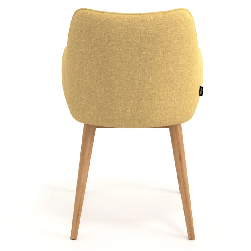 Sedia Nordica Nora, Gambe in legno, Certificata