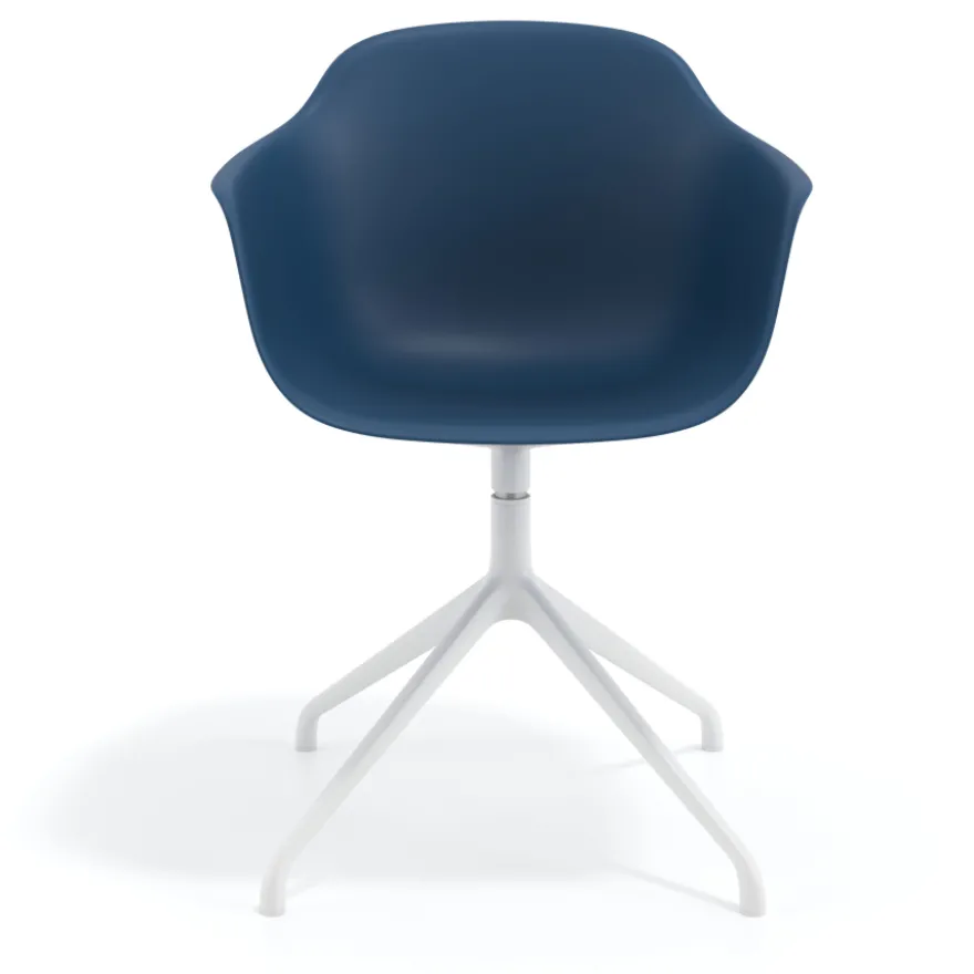 Sedia per Riunioni Alice, base piramidale