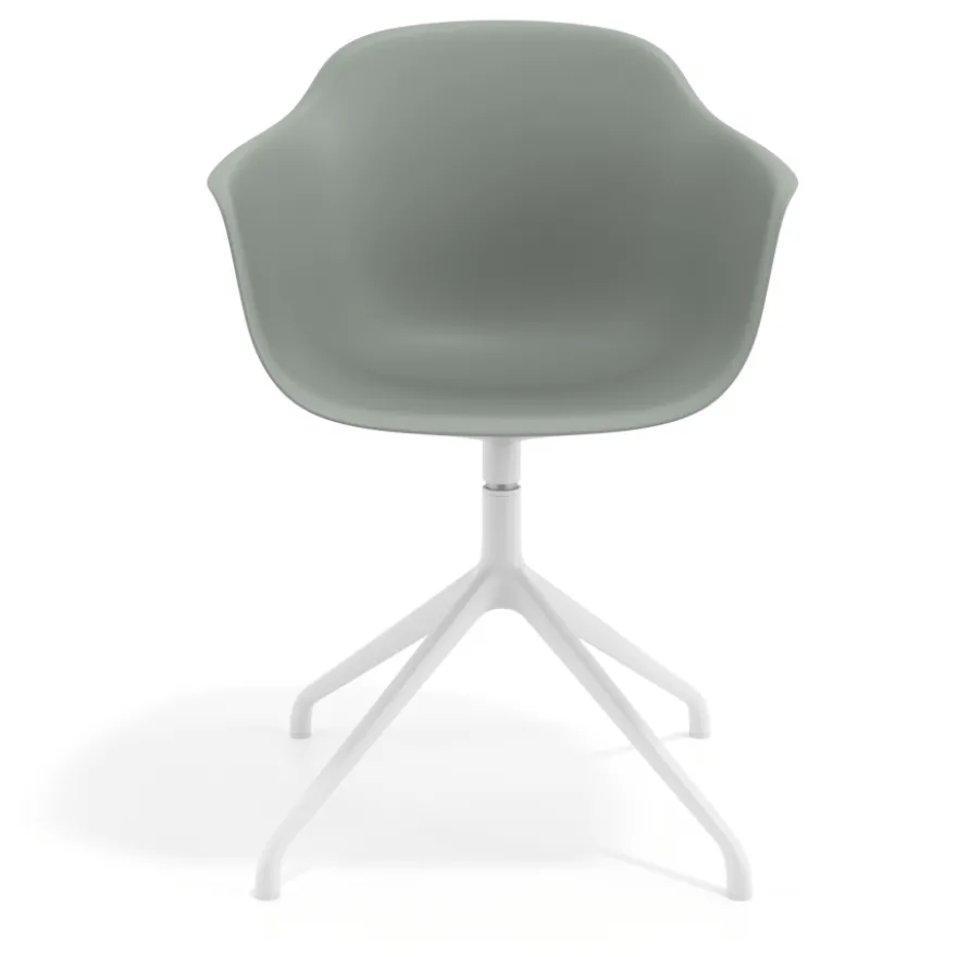 Sedia per Riunioni Alice, base piramidale