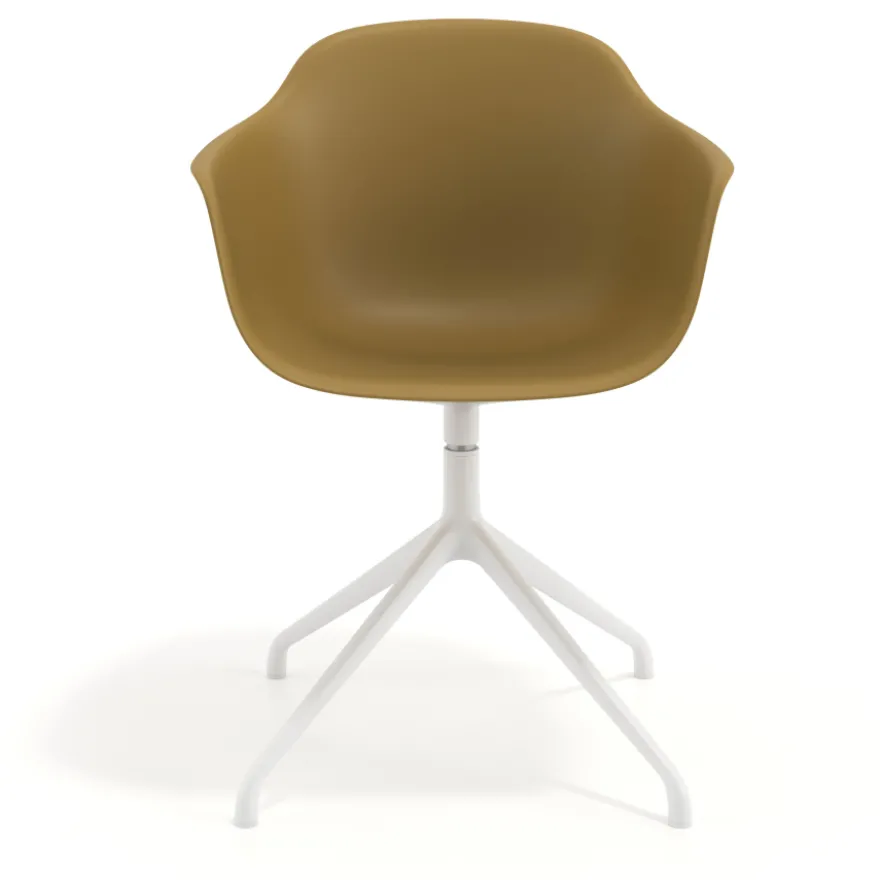 Sedia per Riunioni Alice, base piramidale