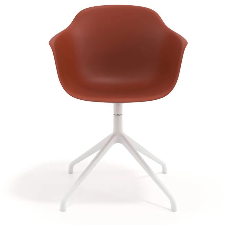 Sedia per Riunioni Alice, base piramidale