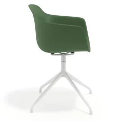 Sedia per Riunioni Alice, base piramidale