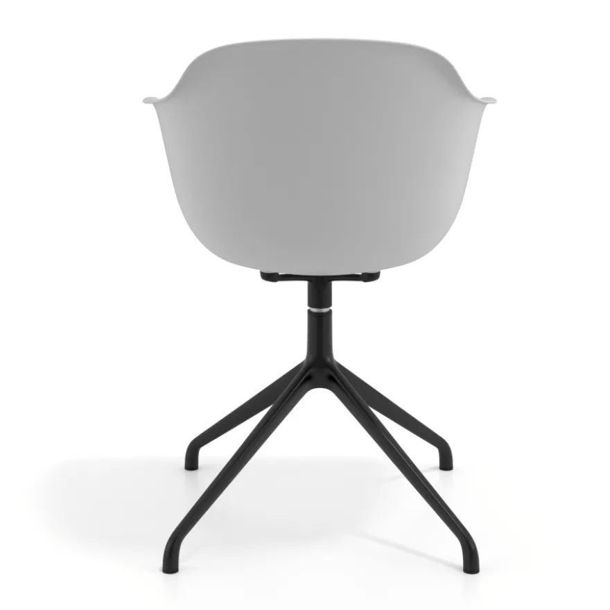 Sedia per Riunioni Alice, base piramidale