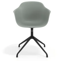 Sedia per Riunioni Alice, base piramidale