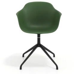 Sedia per Riunioni Alice, base piramidale