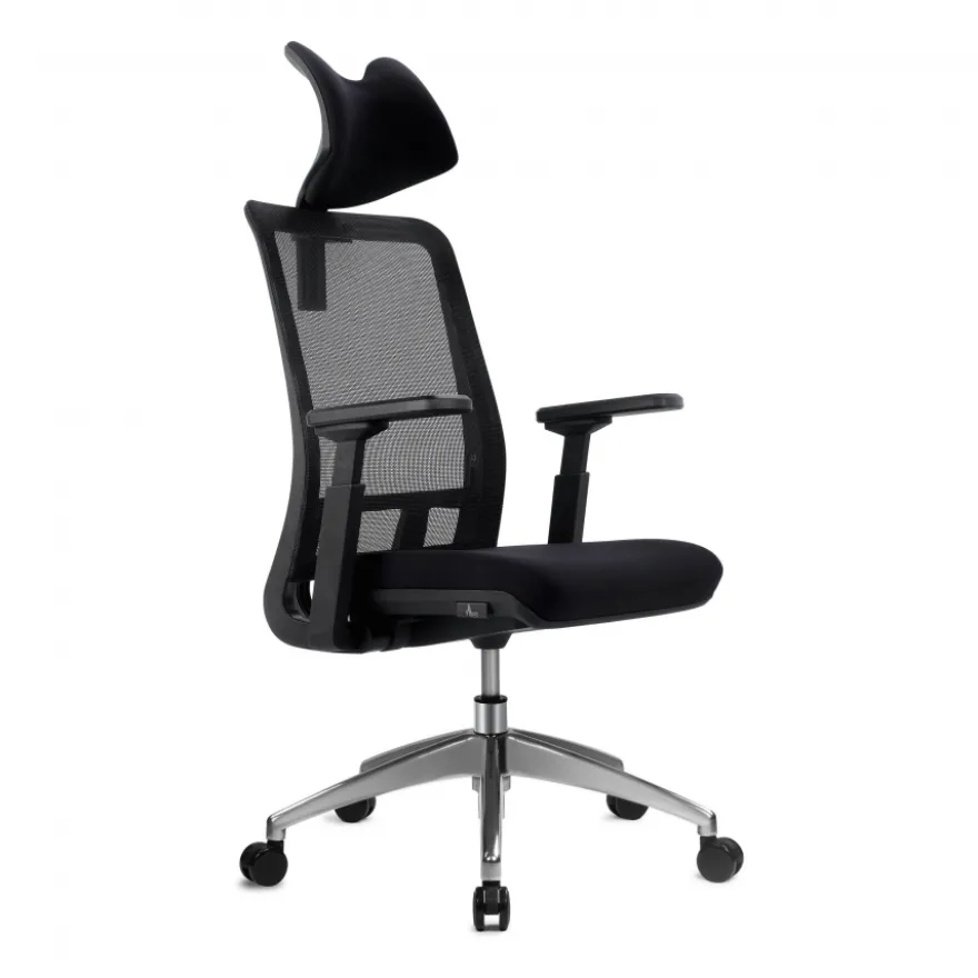 Sedia per ufficio ergonomica Shifter, con poggiatesta, rete