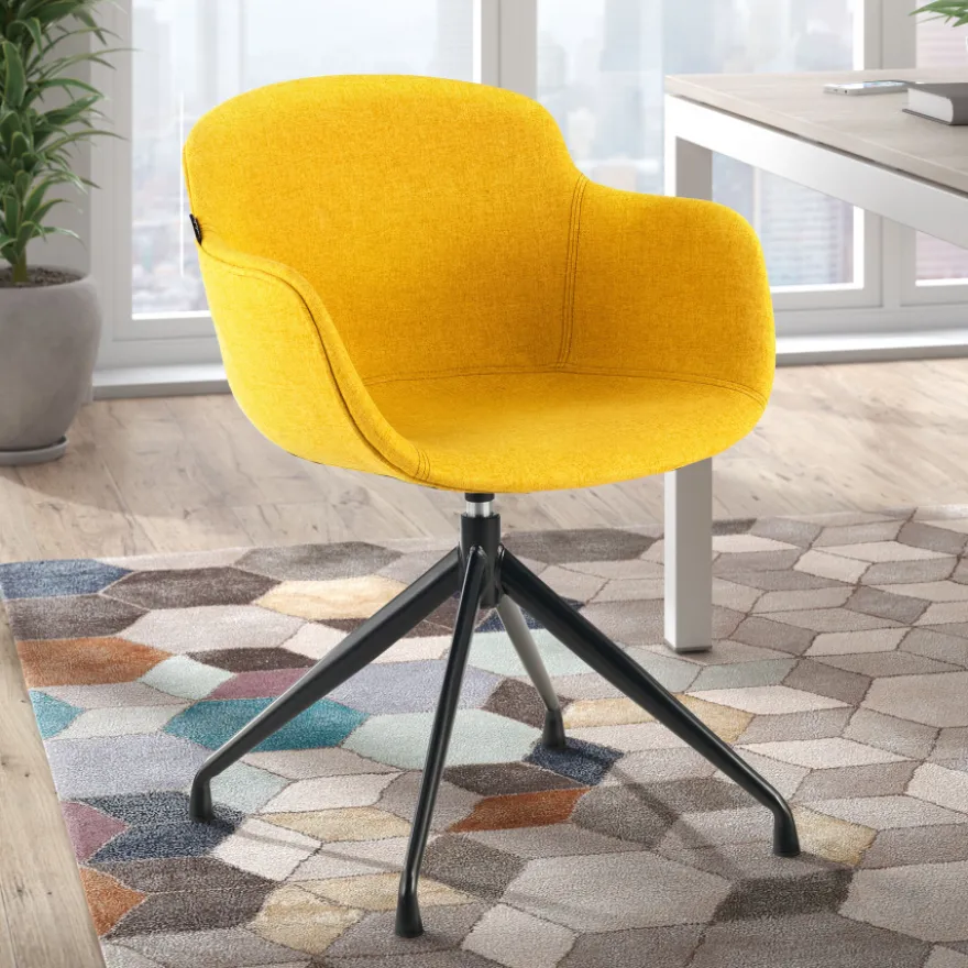 Sedia Riunione Laure, Girevole, Confortevole e resistente
