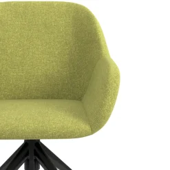 Sedia riunioni con ruote Greta, base in alluminio