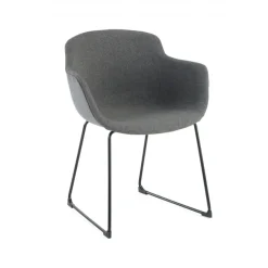Sedia Sala Attesa Laure, Cantilever, Imbottitura Spessa, Imbottita
