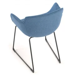 Sedia Sala Attesa Laure, Cantilever, Imbottitura Spessa, Imbottita