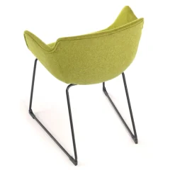 Sedia Sala Attesa Laure, Cantilever, Imbottitura Spessa, Imbottita