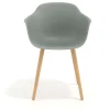 Sedia Scandinava Alice, Gambe in Legno