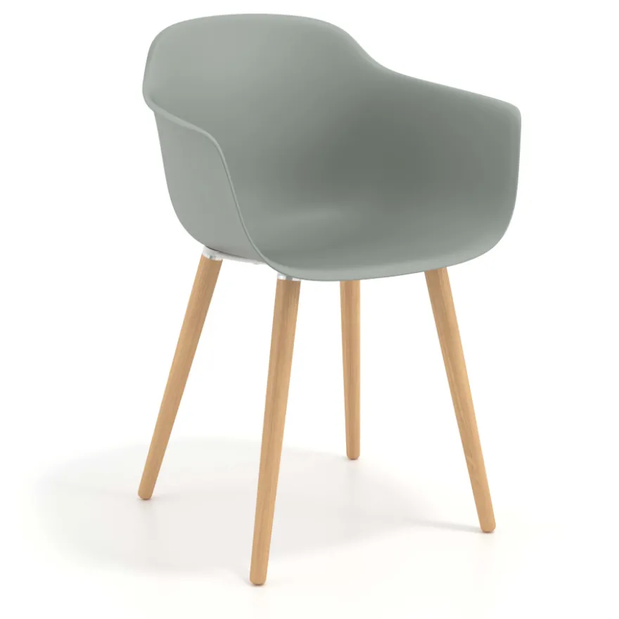 Sedia Scandinava Alice, Gambe in Legno