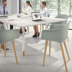 Sedia Scandinava Alice, Gambe in Legno