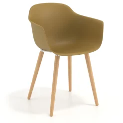 Sedia Scandinava Alice, Gambe in Legno