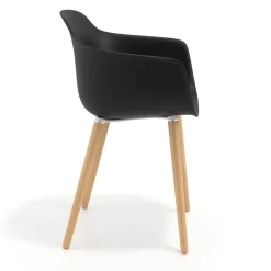Sedia Scandinava Alice, Gambe in Legno