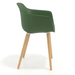 Sedia Scandinava Alice, Gambe in Legno