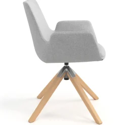 Sedia Scandinava Glamm, Gambe in Legno, Certificata