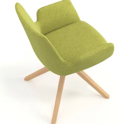 Sedia Scandinava Glamm, Gambe in Legno, Certificata