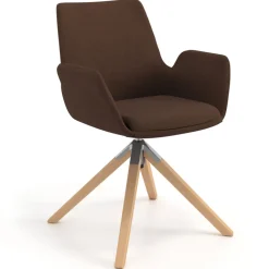 Sedia Scandinava Glamm, Gambe in Legno, Certificata