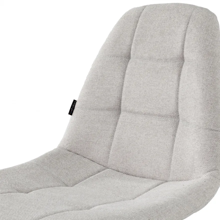 Sedia Scandinava Zafir, spessa imbottitura, gambe in legno