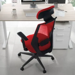 Sedia Scrivania Ergonomica Belinda, schienale alto