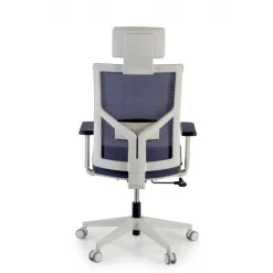 Sedia Scrivania Ergonomica Verdi white, braccioli regolabili, con poggiatesta