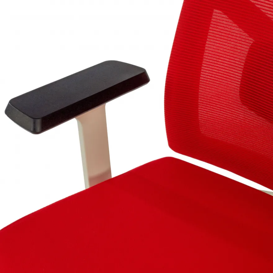 Sedia Scrivania Ergonomica Verdi white, braccioli regolabili, con poggiatesta