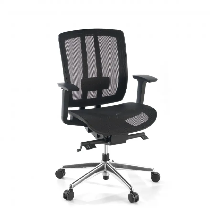 Sedia Smart Working Hiro, syncro, braccioli 4D, rete