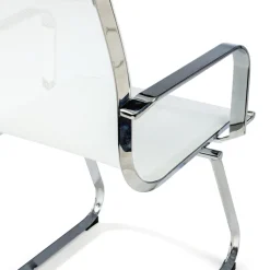 Sedia Ufficio Brenton, schienale in rete, slitta