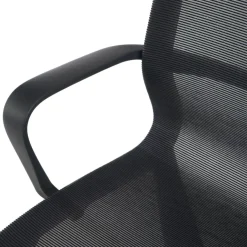Sedia ufficio Design Fox black, Schienale Basculante, in Rete