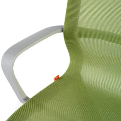 Sedia ufficio Design Fox white, Schienale Basculante, in Rete