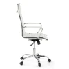 Sedia ufficio design Vogue, Struttura cromata, schienale alto