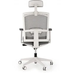Sedia Ufficio Ergonomica Akira white con poggiatesta