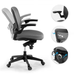 Sedia Ufficio Ergonomica Amira, meccanismo relax schiuma iniettata