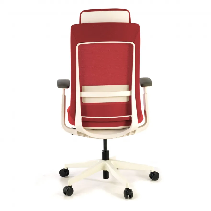 Sedia Ufficio Ergonomica Intouch white, Completamente Regolabile