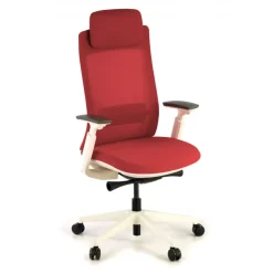 Sedia Ufficio Ergonomica Intouch white, Completamente Regolabile