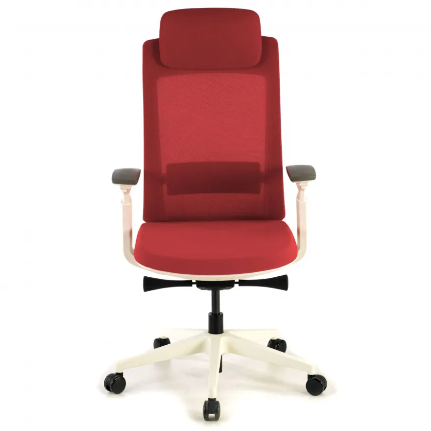Sedia Ufficio Ergonomica Intouch white, Completamente Regolabile