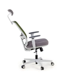 Sedia Ufficio Ergonomica Kaito white con poggiatesta